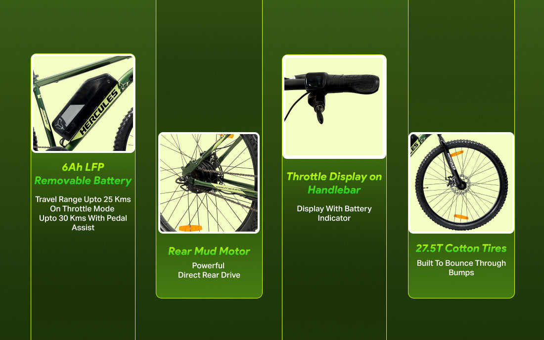 Hercules Hardstyle 27.5T SS [Glossy Black] 6Ah LFP