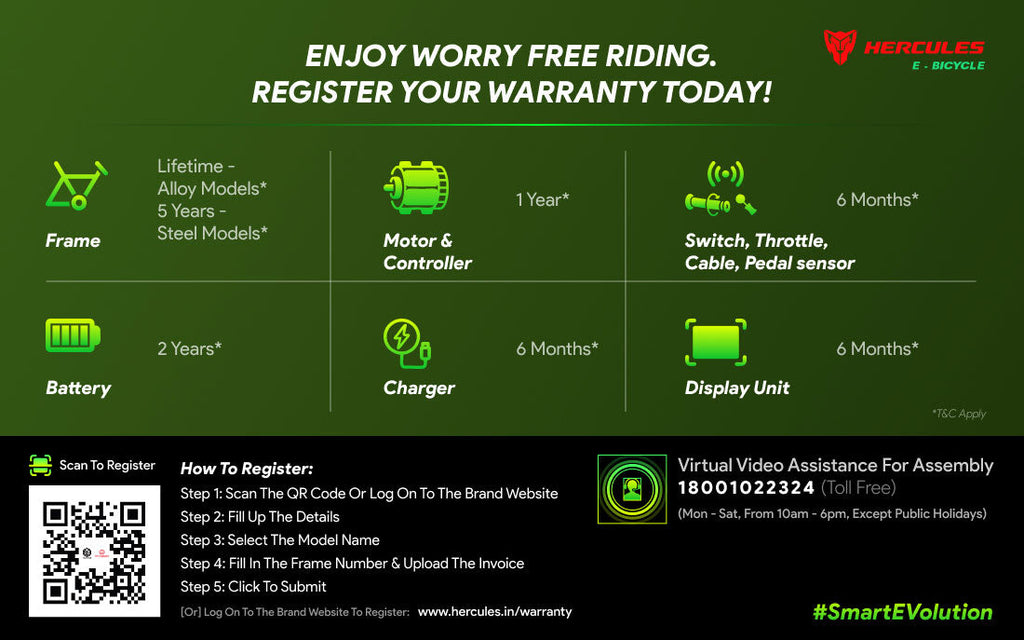 Hercules Hardstyle 27.5T SS [Sacramento Green] 6Ah LFP