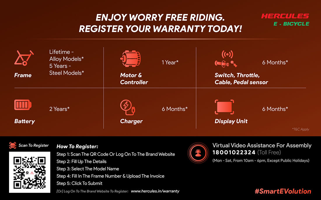 Hercules Rogue 24T SS [Frost Grey] 6Ah LFP