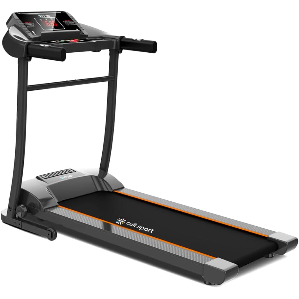 FIT KIT FT97 Steel Treadmill 2HP | 3-level Manual-Incline | Max Weight-100kg | Max Speed-12.8kmph