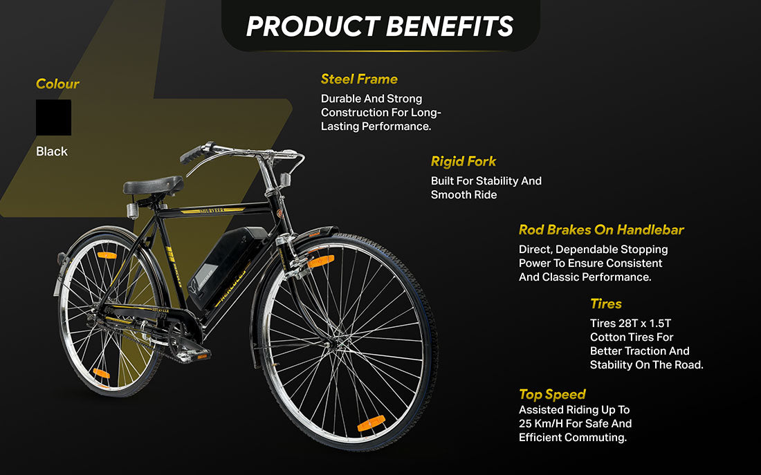 Hercules Shurveer 28T SS [Black] 6Ah LFP