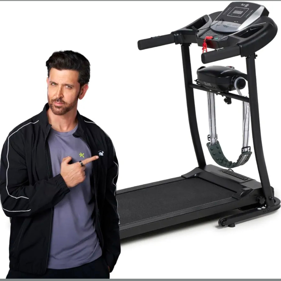 CULT RUN M3.0 Treadmill 3HP Peak | Massager | 3-level Manual-Incline | Max Weight-100kg | Max Speed-10kmph