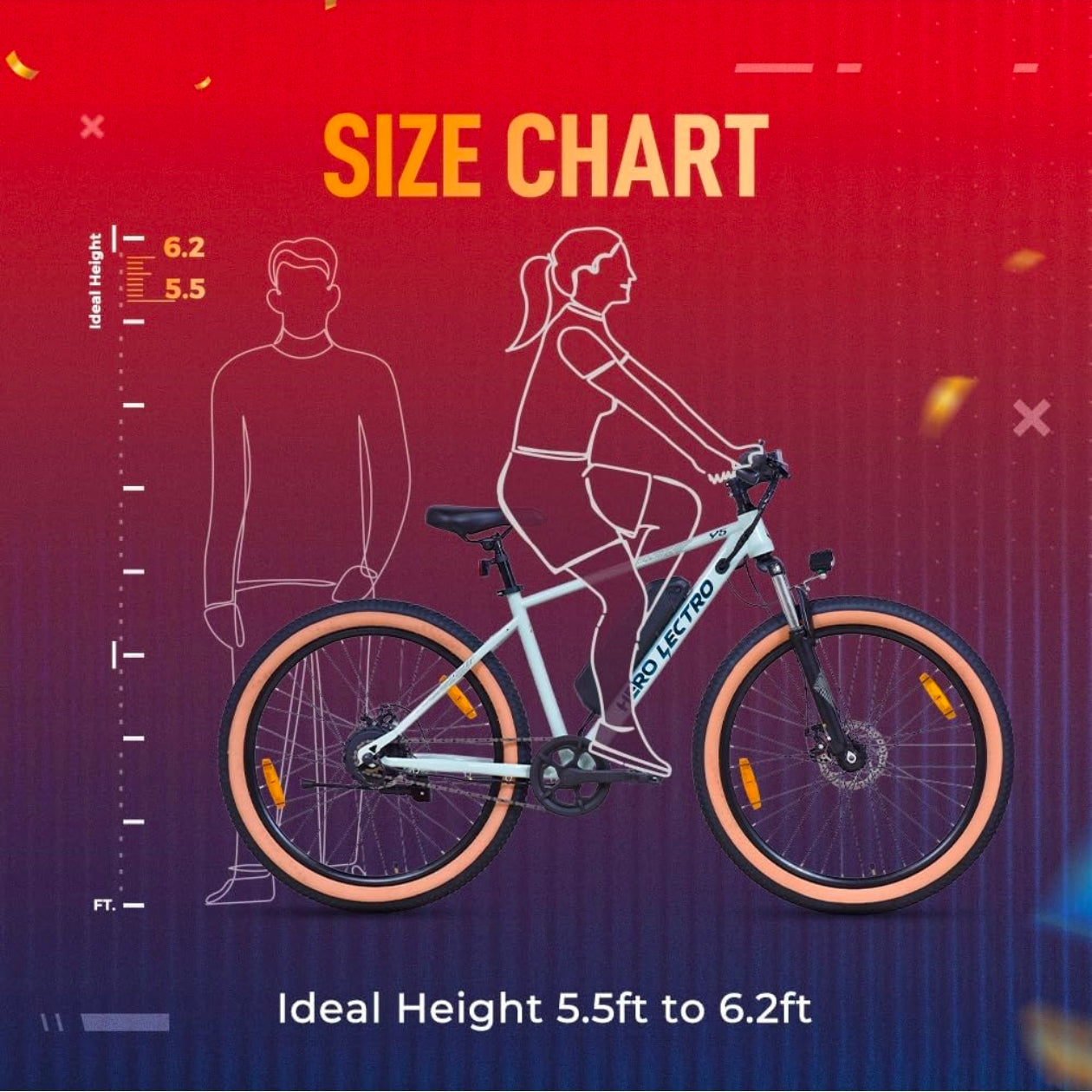 Hero Lectro Y5 27.5T [Light Pista Green] 10.4Ah