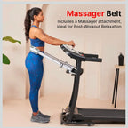 CULT RUN M3.0 Treadmill 3HP Peak | Massager | 3-level Manual-Incline | Max Weight-100kg | Max Speed-10kmph